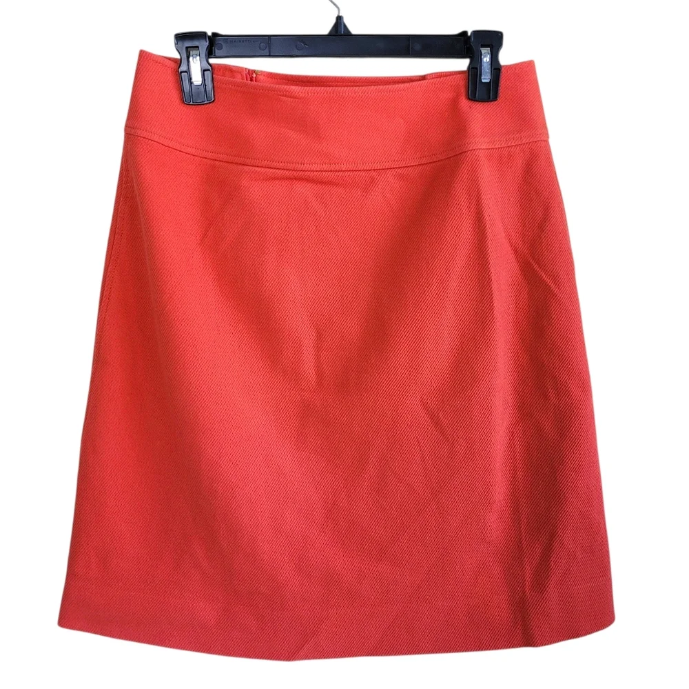Tory Burch Thea Canyon Cotton Pleated A-line Midi Skirt 4
